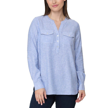 Tahari - Rolled tab shirt