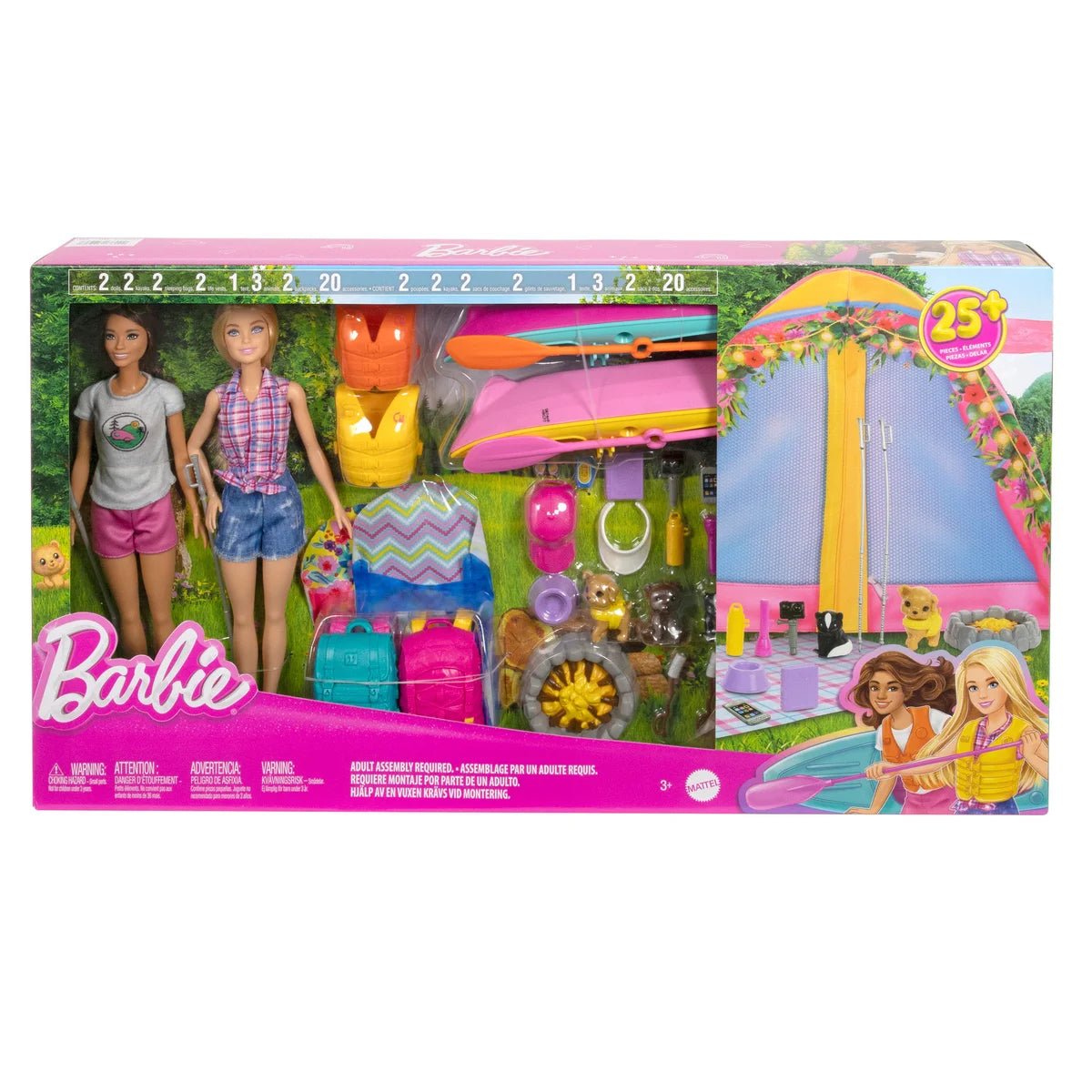 Barbie Coffret d aventure Camping