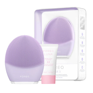 FOREO LUNA 3 - Routine de nettoyage pour peau sensibles + Nettoyant micro-mousse