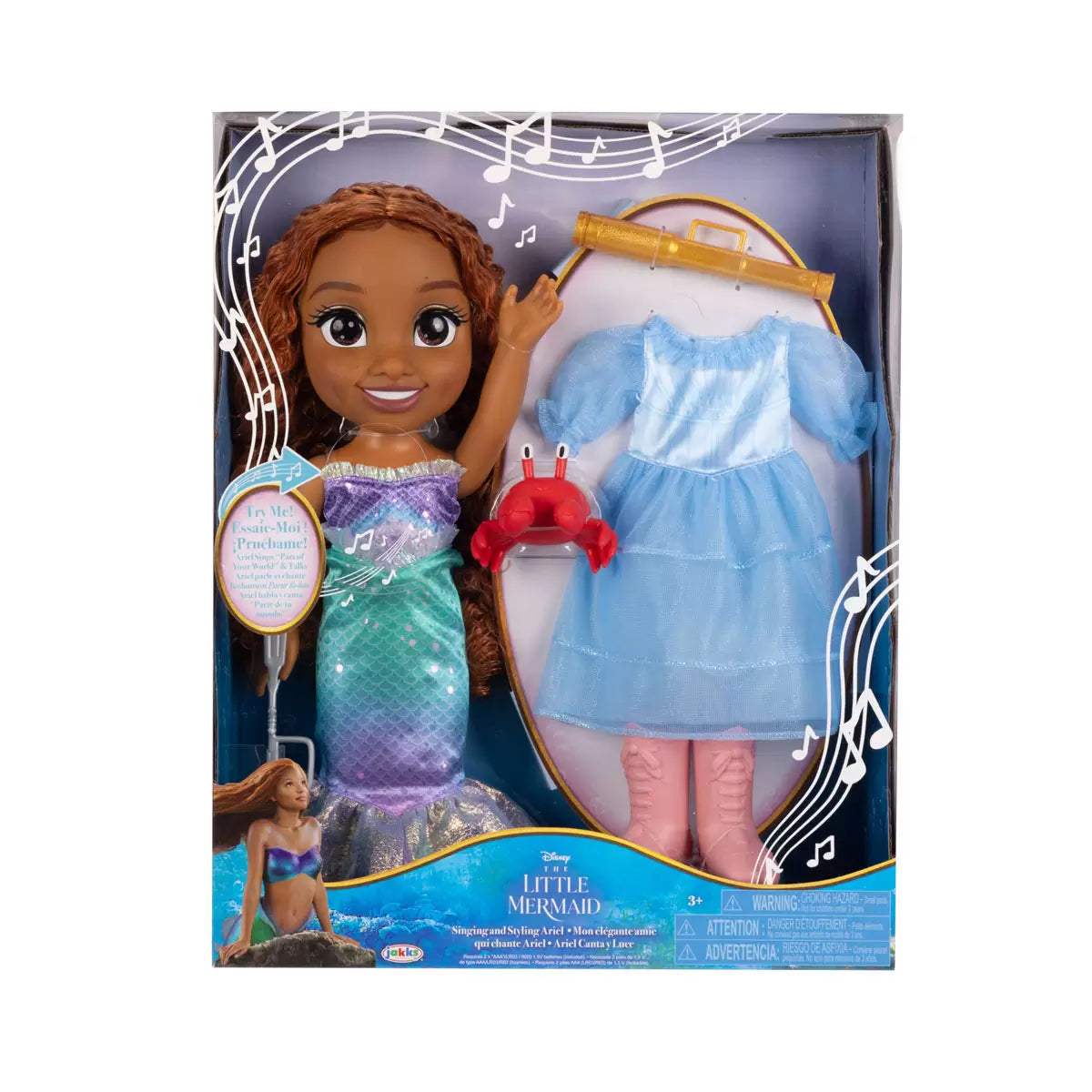Disney Princess Singing and Styling Doll Ariel