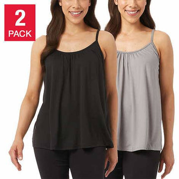 32 Degrees 2 camisoles avec soutien-gorge intégré