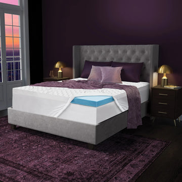 NOVAFORM - Viscoelastic foam topmelas of 3 in Comfort Grande Plus