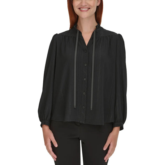DKNY - Chemisier en lurex pour femmes