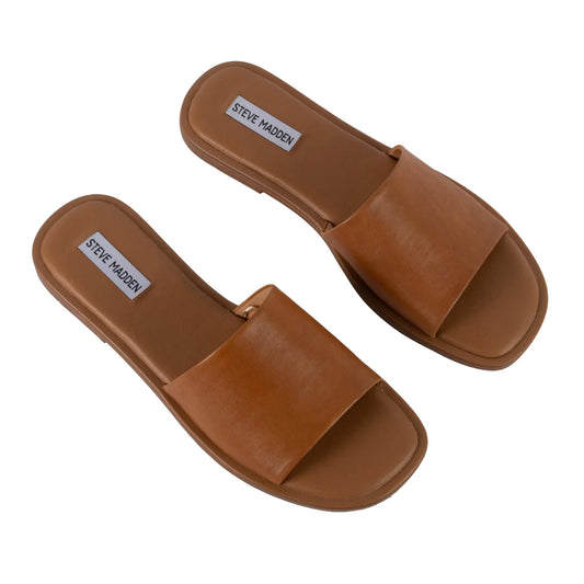 Steve Madden – Sandale en cuir pour femmes