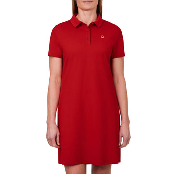 United Colors of Benetton – Robe-polo à manches courtes pour femme