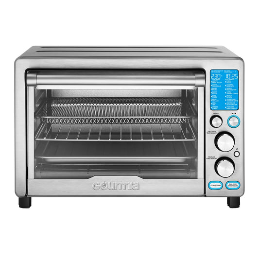 Gourmia - Friteuse à air et gril numérique à 6 tranches avec 16 préréglages de cuisson