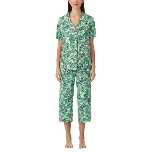 Room Service Women's Notched Collar Pajama Set