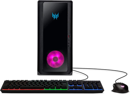 Acer Predator Orion 3000 Ordinateur de bureau de jeu – Processeur Intel 12e génération Core i5-12400F, 16 Go DDR4, 1T SSD, WiFi 6E, RTX 3060, Windows 11 Home