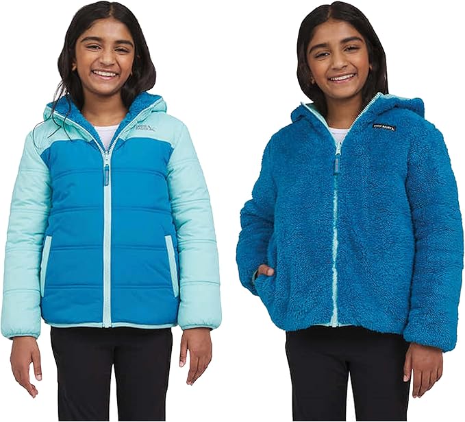 Eddie Bauer reversible 中綿 nylon jacket Eddie Bauer - Reversible jacket doubled in Sherpa for