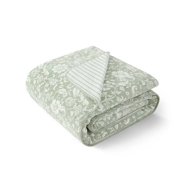 Laura Ashley Coco Plush Reversible Throw, 50" x 70"