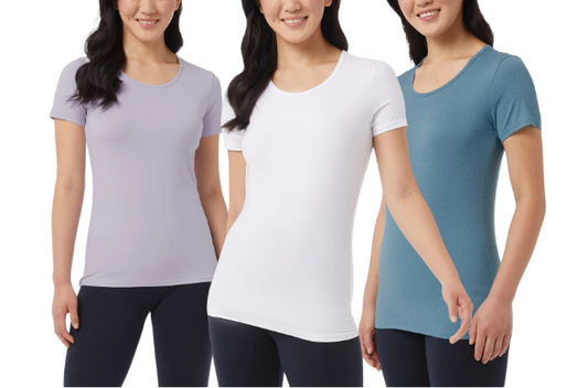 T-shirt cool pour femme 32 Degrees, lot de 3