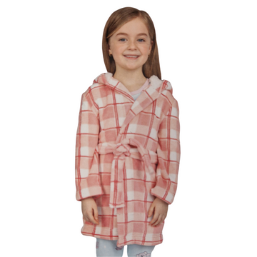 Robe de chambre en peluche pour fillette