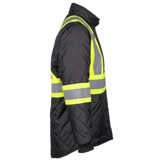 Holmes Workwear - Veste de réfrigération matelassée haute visibilité