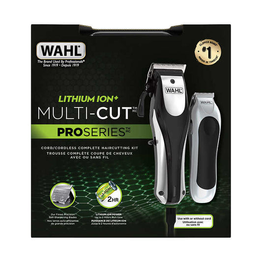 Wahl Pro Series Multicut - Trousse complète pour coupe de cheveux avec ou sans fil