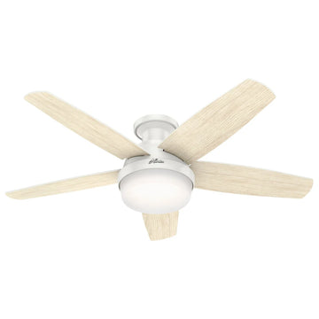 Hunter - Ventilateur de plafond Avia à DEL de 121,9 cm (48 po) à profil bas