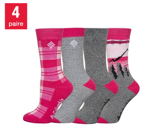 Columbia Women's Thermal Socks, 4 Pairs