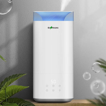 Ecohouzng - Humidificateur ultrasonique à remplissage par le haut de 4,7 L (10 pintes)