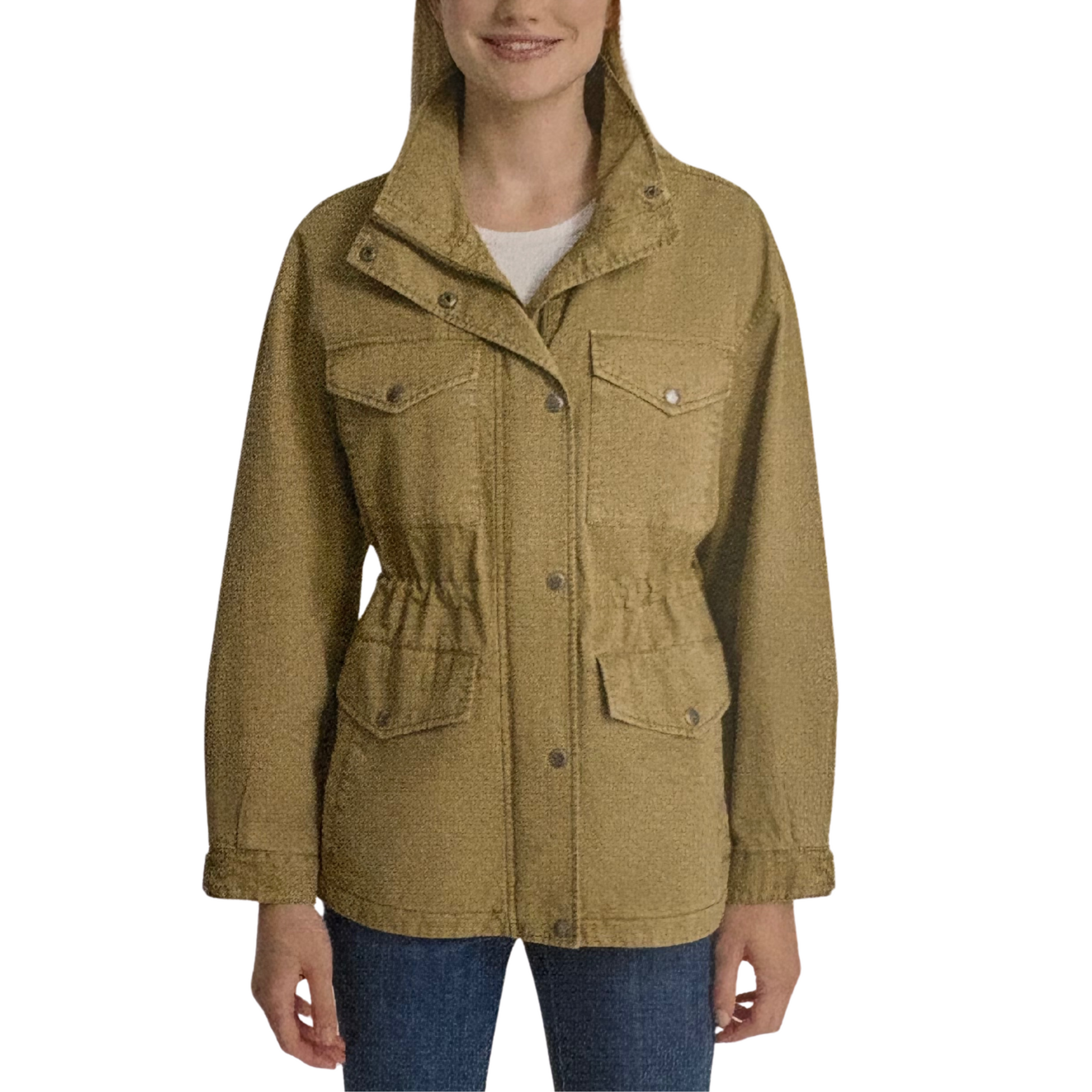 Levi's - Women's 4-Pocket Stand-Up Collar Military Jacket