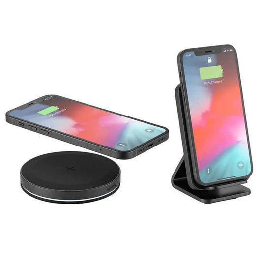 Ubio Labs - Ensemble avec support et station de charge sans fil 15 W