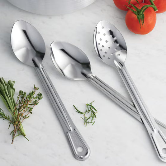 Cuillères de service Tramontina, modèles assortis, acier inoxydable, lot de 6