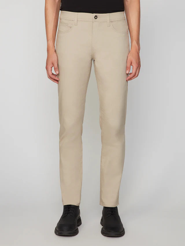 MEN'S SOLID BUNGEE 5-POCKET TROUSERS