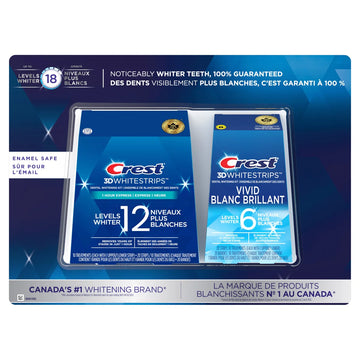Crest 3D Whitestrips - Ensemble de blanchiment des dents