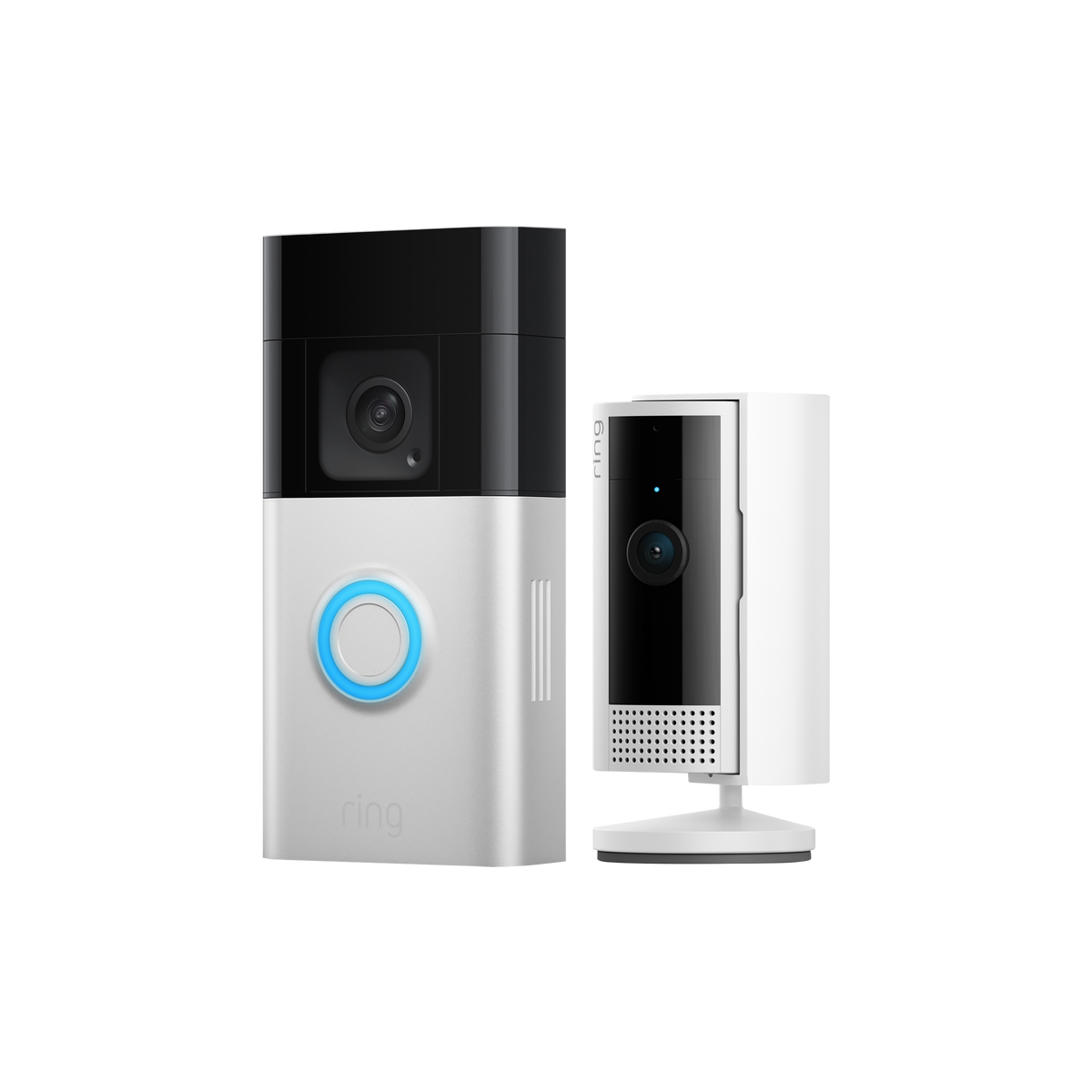 Ring - Battery Doorbell Plus et caméra intérieure (2e génération)