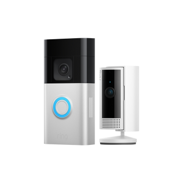 Ring - Battery Doorbell Plus et caméra intérieure (2e génération)