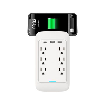 Charging Essentials - Prises murales c.a. à port de recharge USB paquet de 2