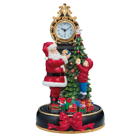 Holiday music clock