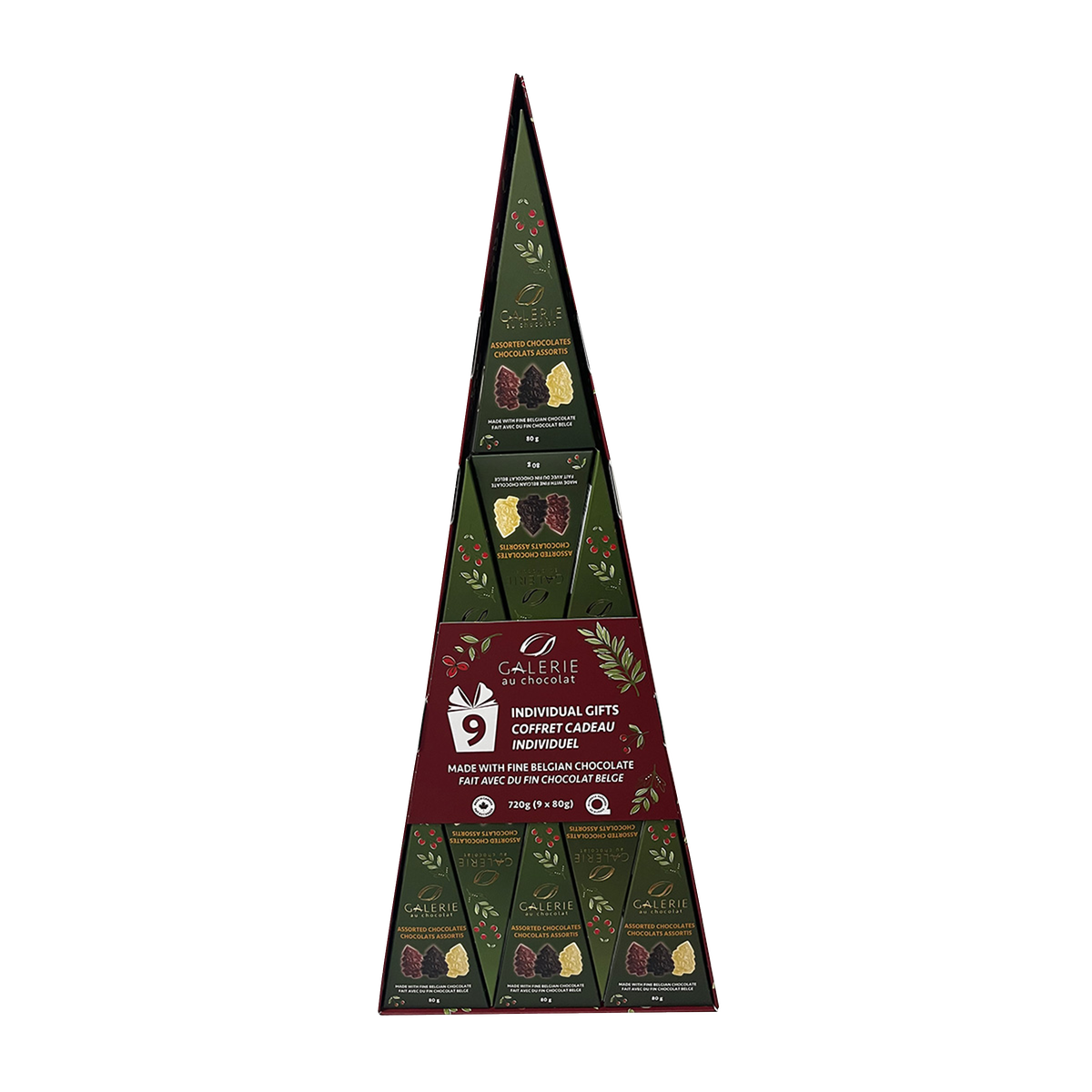 Chocolate gallery - Christmas tree 9x80g