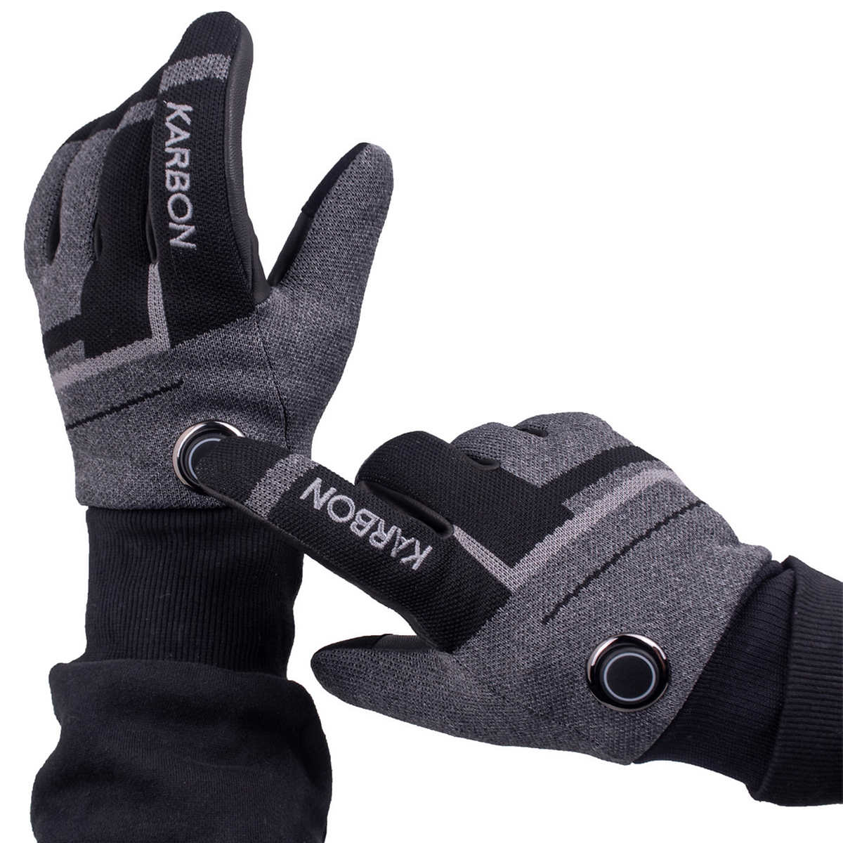 Karbon – Gants chauffants hybrides en tricot 3D