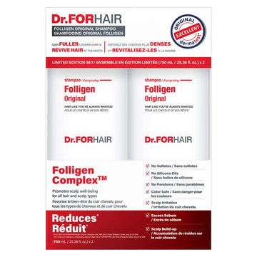 Dr. ForHair - Folligen Shampoo, 2 x 750 mL