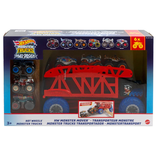 Le coffret Monster Mover et 6 Véhicules de Hot Wheels Monster Trucks