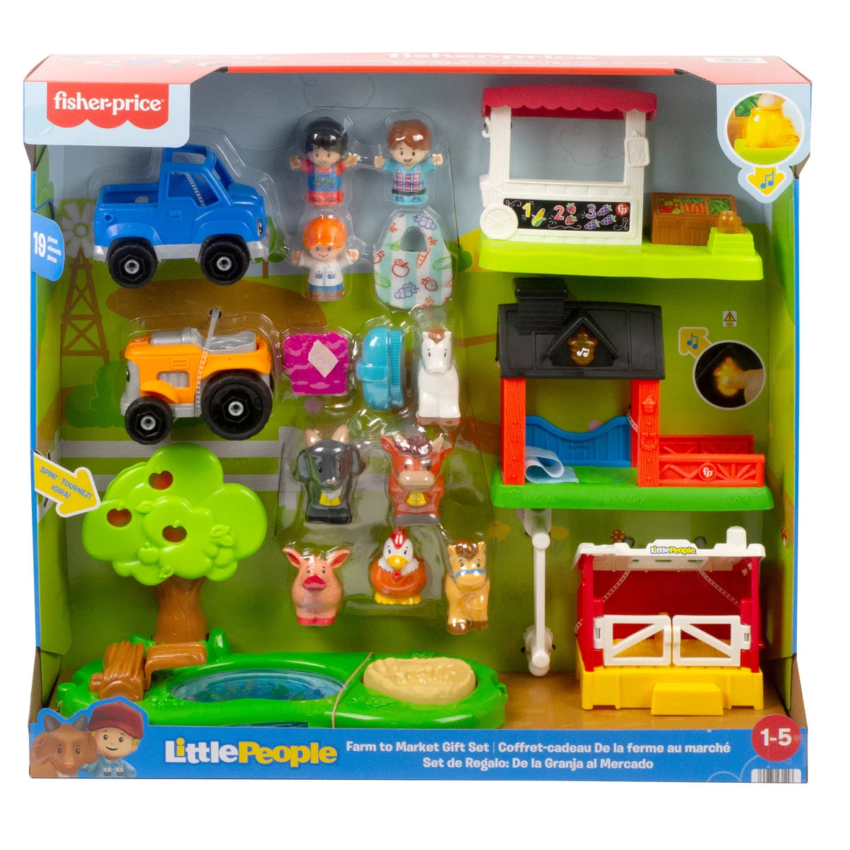 Fisher-Price -  Little People Coffret-cadeau De la Ferme au Marché