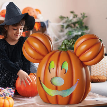 Citrouille d'Halloween Disney avec lumières et musique