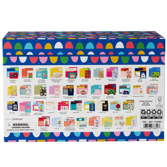 Handmade greeting cards for all occasions, 40 per pack, English only