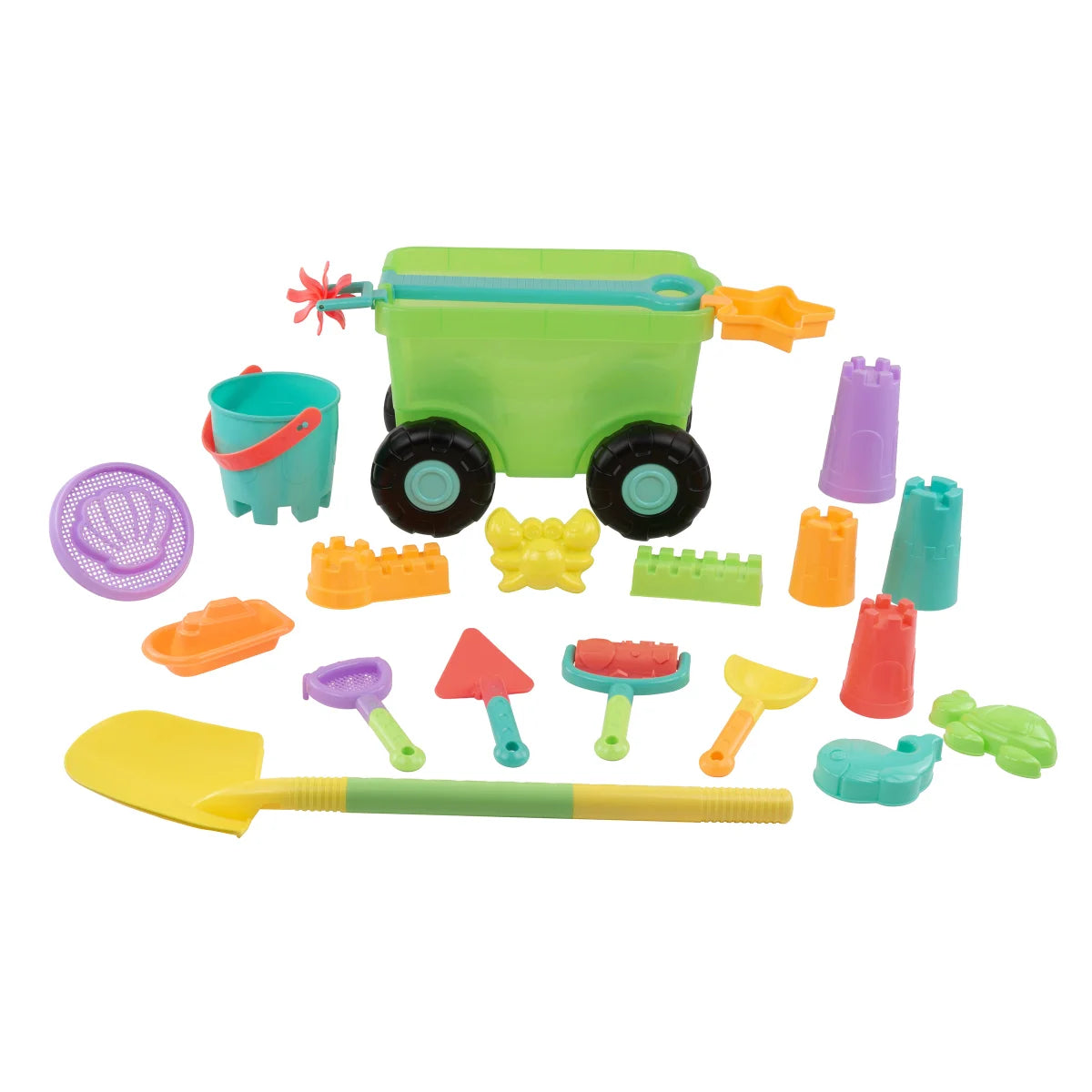 20 pièces Chariot de jeux de plage