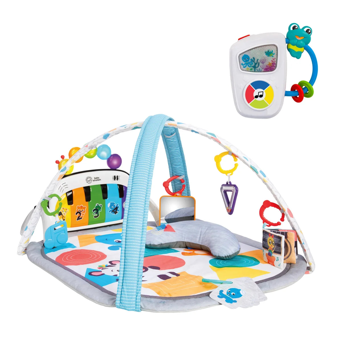 Tapis d'éveil et jouets nomades Baby Einstein 5-en-1 Kickin’ Tunes