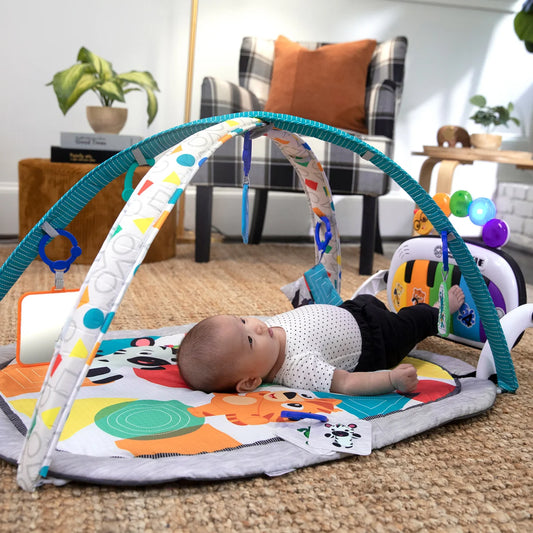 Tapis d'éveil et jouets nomades Baby Einstein 5-en-1 Kickin’ Tunes