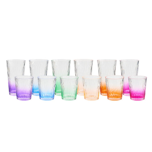 Trudeau Tumbler Set, 12-pieces