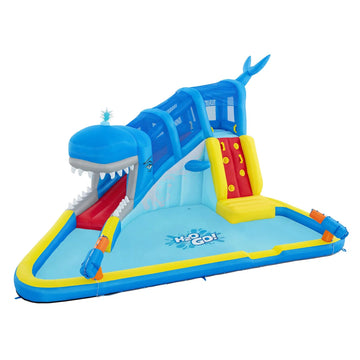 H2OGO! Parc aquatique gonflable pour enfants Whales 'n Waves, 3,07 m