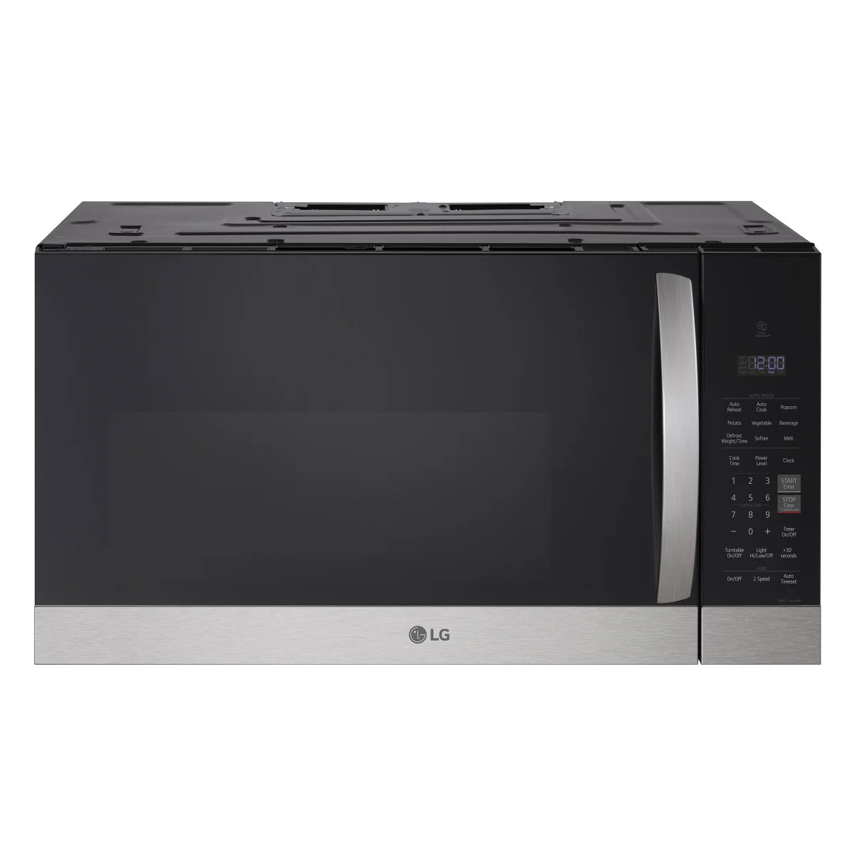 LG - 1.7 -pear microwave oven in stainless steel with Easyclean interior