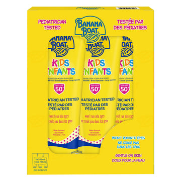 Banana Boat Kids Sunscreen Lotion SPF 50, 3 x 240 mL