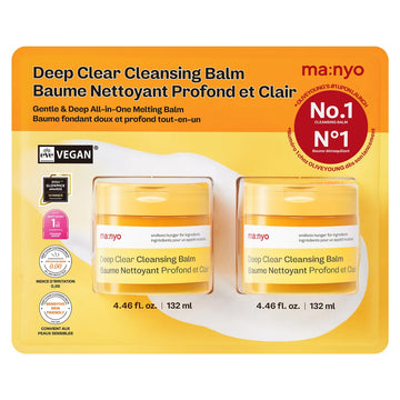 Ma:nyo - Baume nettoyant profond et clair, 2 x 132 ml