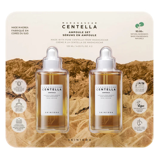 Skin1004 - Madagascar Centella En Ampoule, 2 x 120 ml