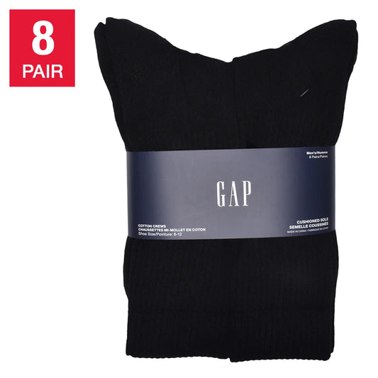 GAP - Lot de 8 paires de chaussettes mi-mollet pour homme