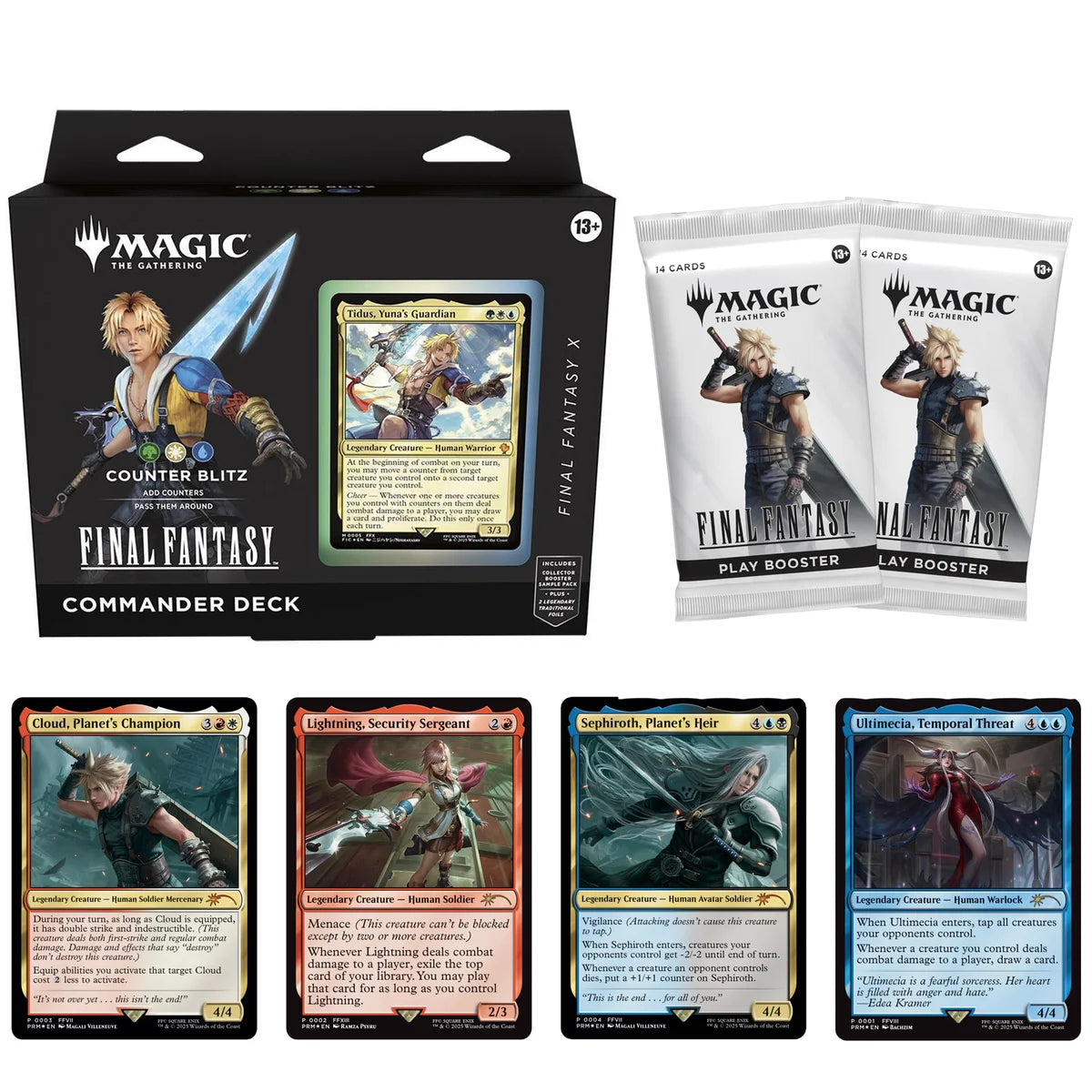 Kit Commander Magic: The Gathering - Final Fantasy - Blitz de marqeurs (Version anglaise)