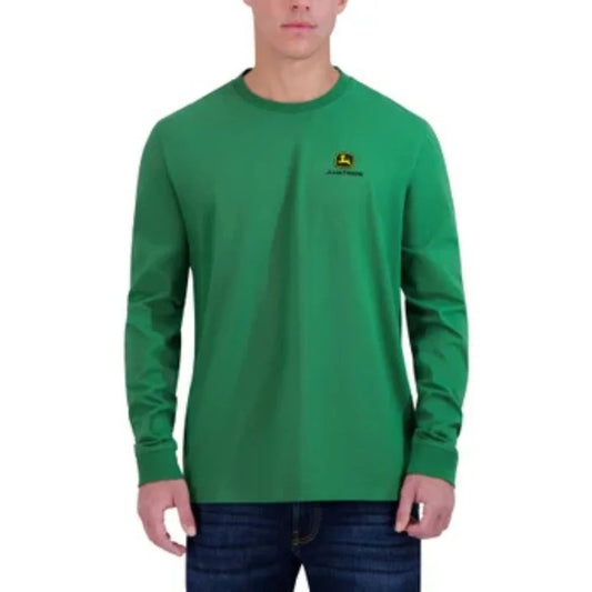 John Deere Embroidered Jersey Long Sleeve Sweater