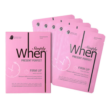Simply When - Masques en feuille raffermissants Present Perfect , Paquet de 5